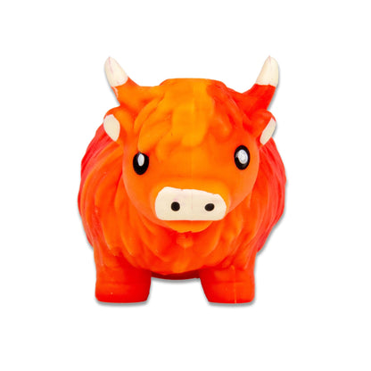 STRETCHY SAND HIGHLAND COW