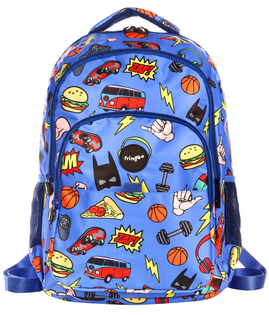 Sac à dos scolaire enfant multicompartiment – Doodles Boy