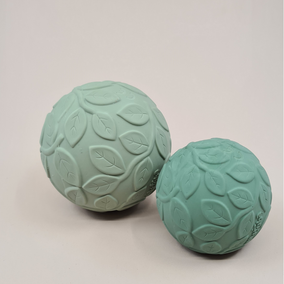 Lot de 2 balles sensorielles Feuillage Vert - Natruba