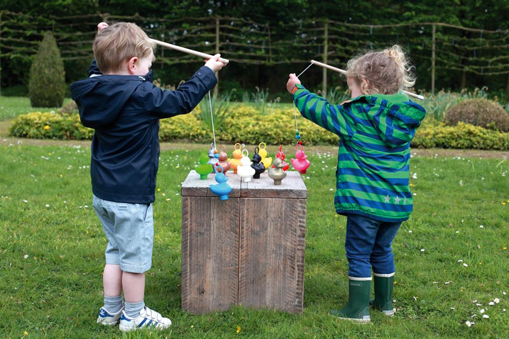 Fishing Duck Box - Rainbow