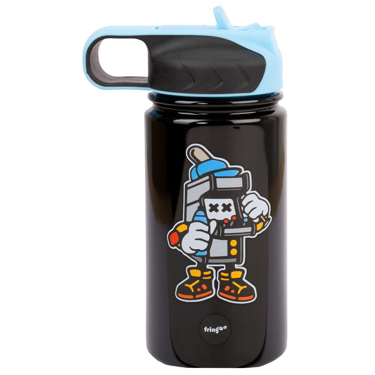 Gourde en acier inoxydable avec paille – 350ml – Little Gamers