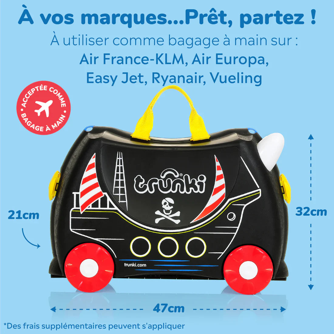 Trunki Ride On - Pedro le Bateau Pirate