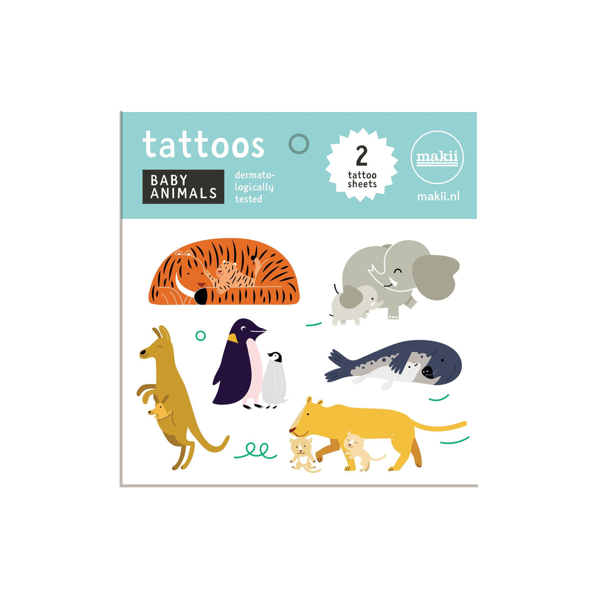 Kortstondige tatoeages