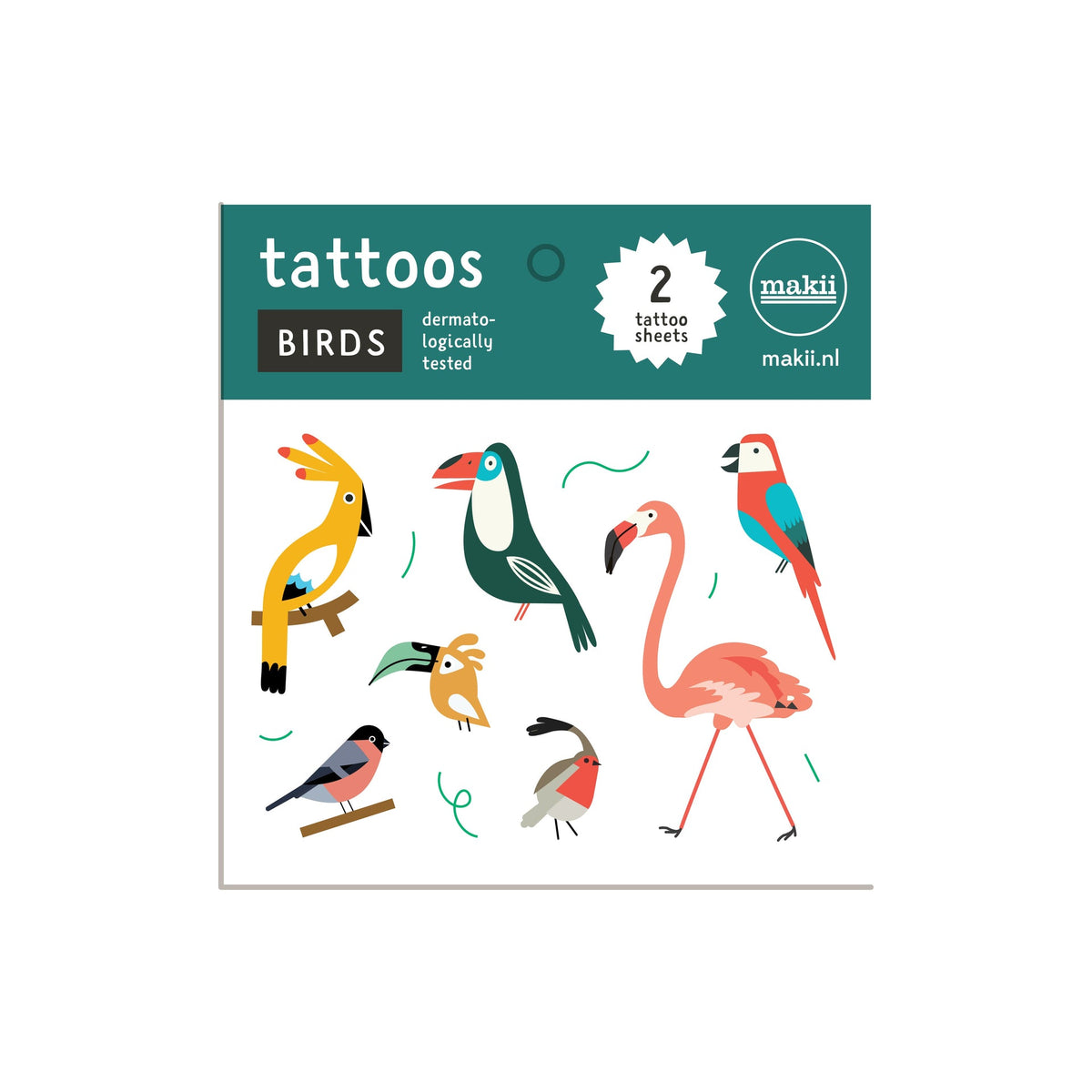 Kortstondige tatoeages
