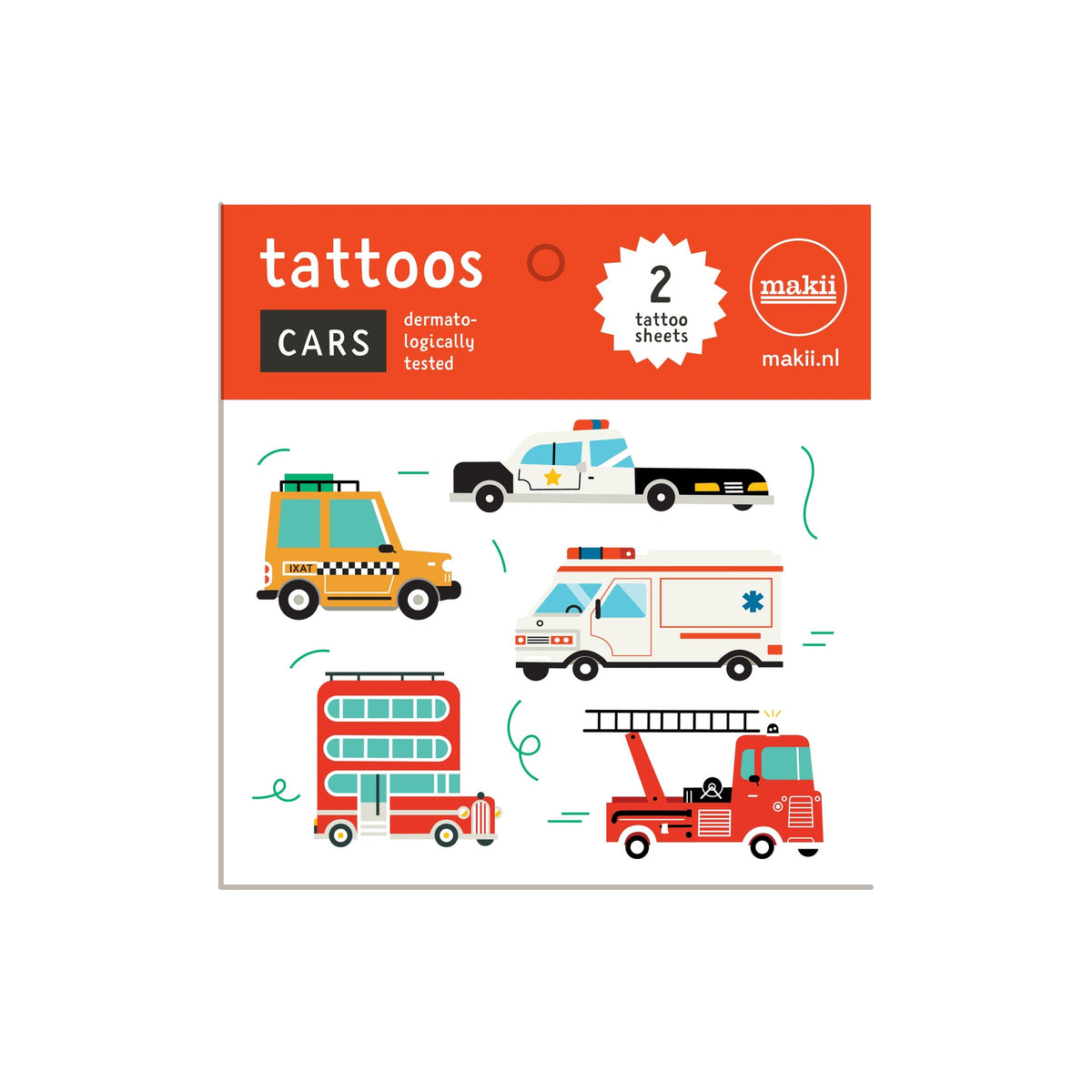 Kortstondige tatoeages