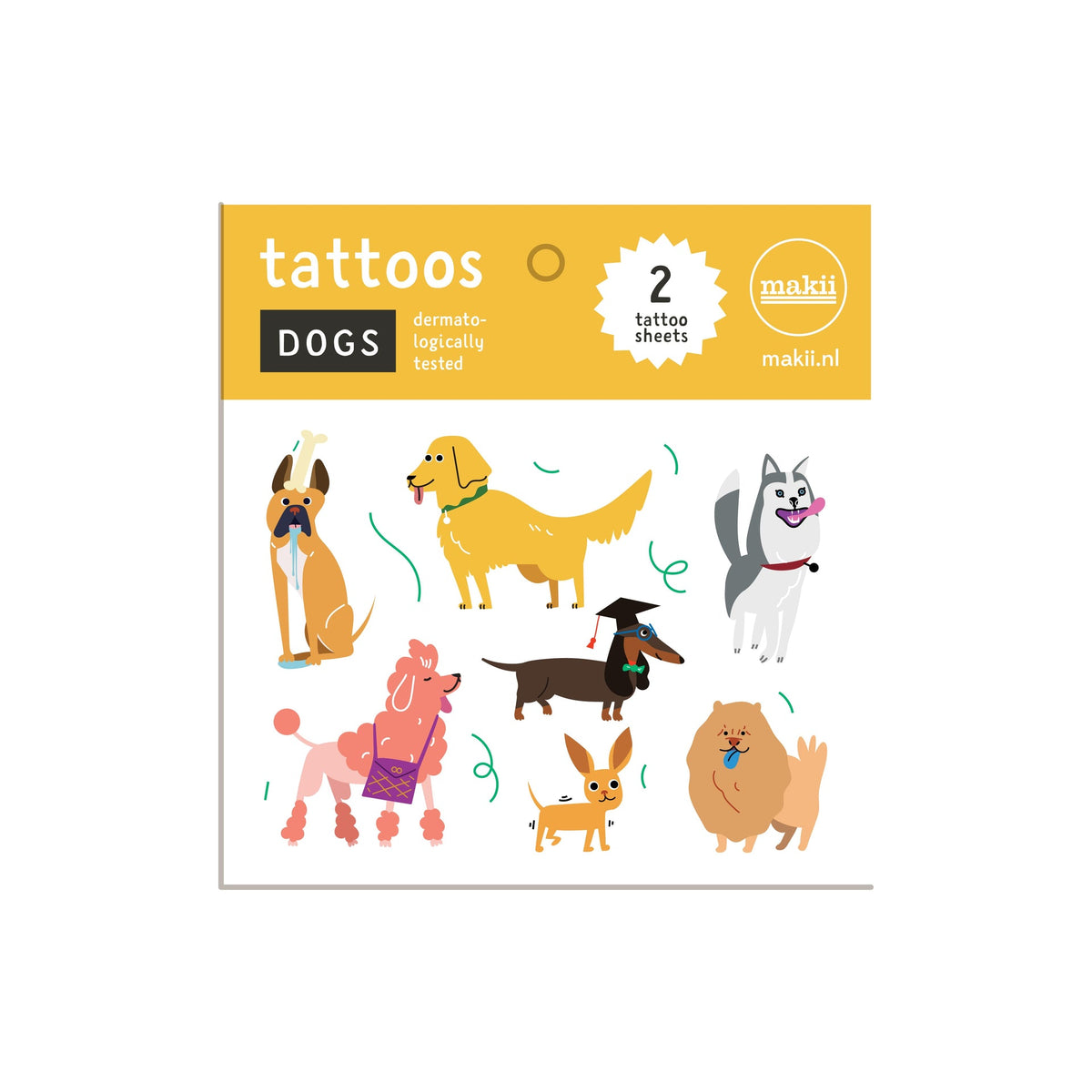 Kortstondige tatoeages