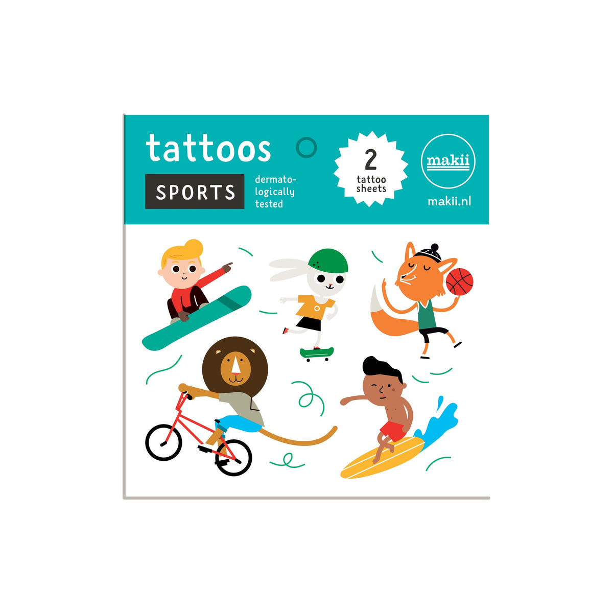 Kortstondige tatoeages