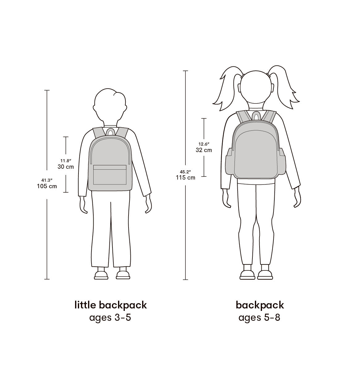 Sac à dos enfant - Espace – vue 6 – A Little Lovely Company