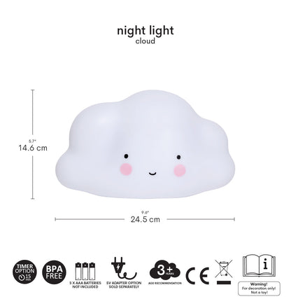 Veilleuse Nuage – vue 7 – A Little Lovely Company