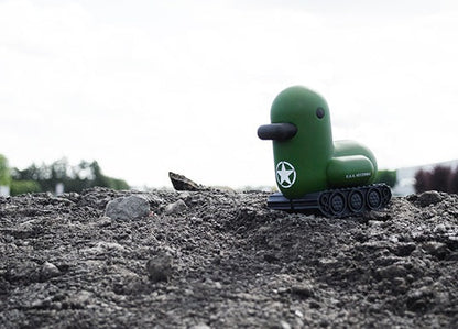 Sparschwein mit Entenpanzer