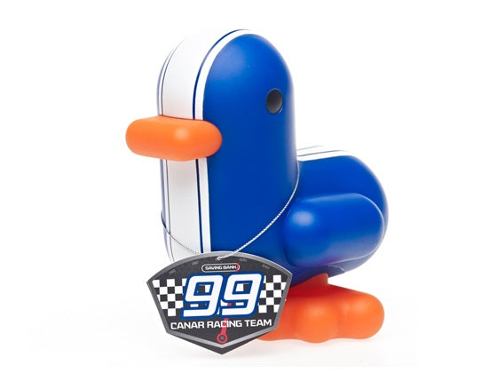 Tirelire Canard Bleu Racer Cadeau Geek