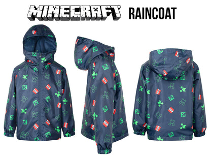 Veste imperméable Minecraft – Navy bleu Waterproof