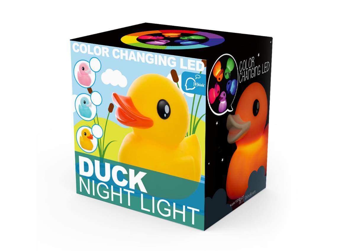 Pink Duck Night Light