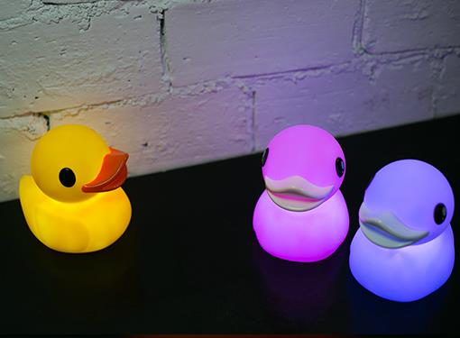 Pink Duck Night Light