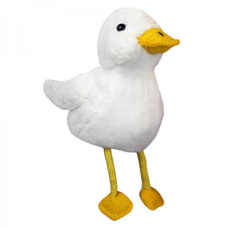 White Duck Finger Puppet