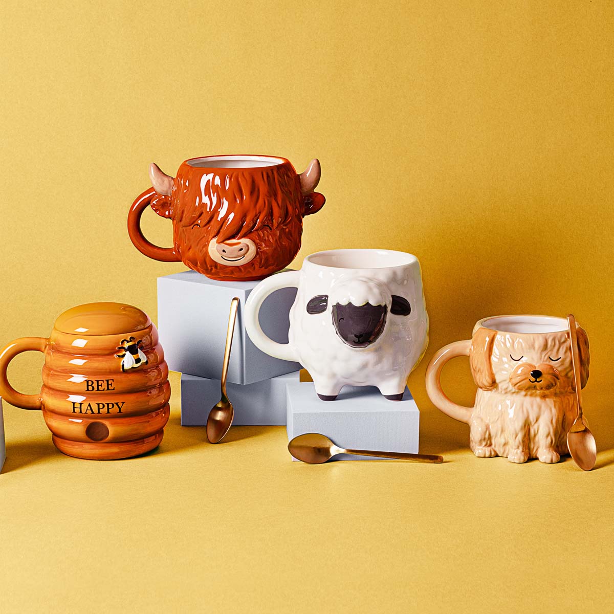 Highland Cow 3D Mug