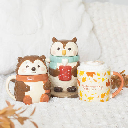Hazel the Hedgehog Mug with Lid