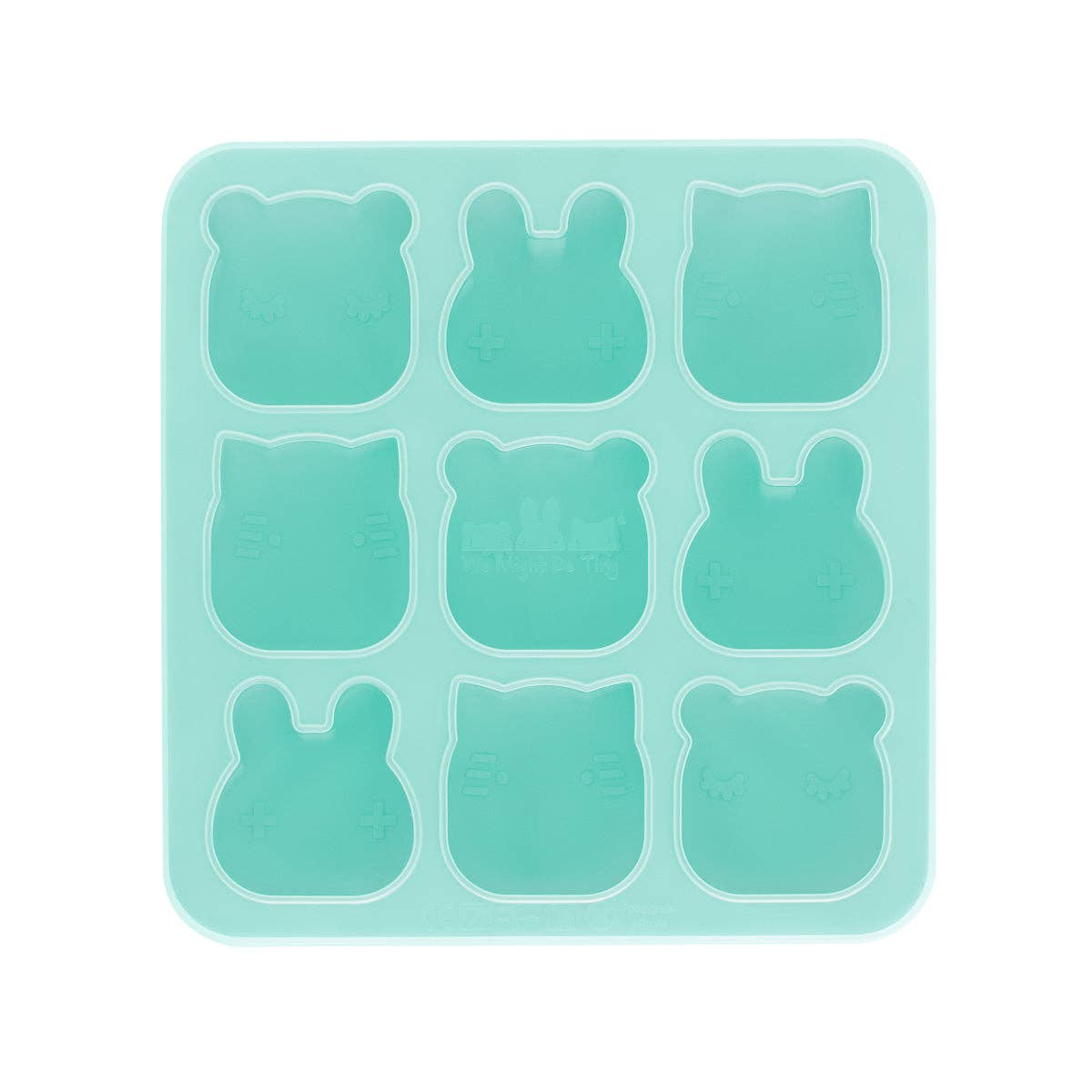 Ice cube tray/mold Freeze & Bake Poddies - Mint
