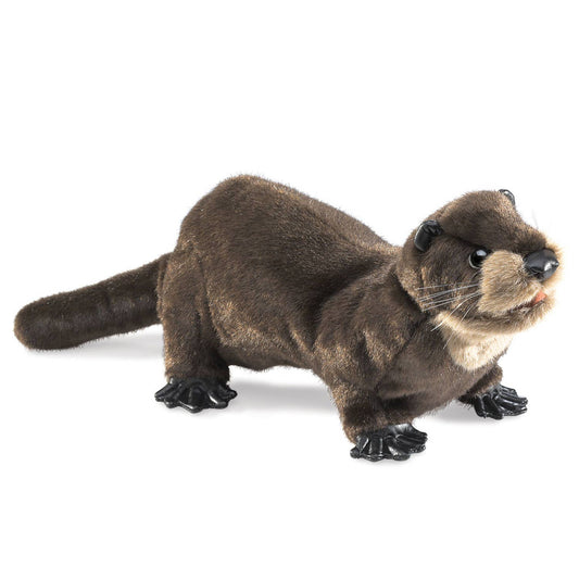 Marionnette à main River Otter et River Otter 2266 Folkmanis réaliste
