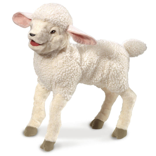 Marionnette à main Agneau 3142/ Lambkin Folkmanis réaliste