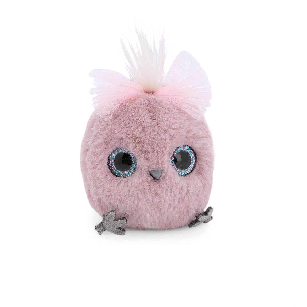 Whozie plush pendant with bow, 8 cm