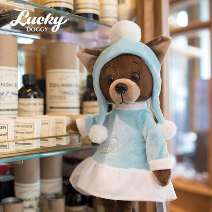Lucky Kiki Dog Doll: Tender Gaze - 38cm