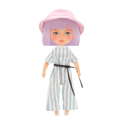 Clothing set: 28cm striped jumpsuit