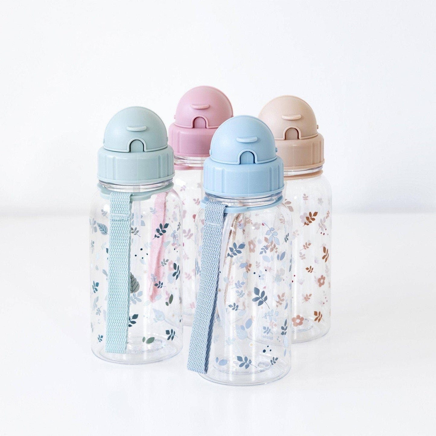 Bouteille Plastique Feuilles Couleur Sauge