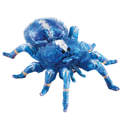 Marionnette à main Tarentule bleue/Tarentule bleue 3222 Folkmanis réaliste