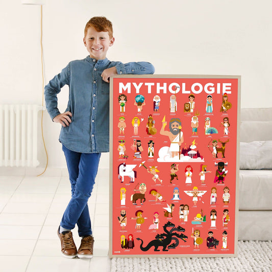 Mythology - Sticker poster - Discovery 7+
