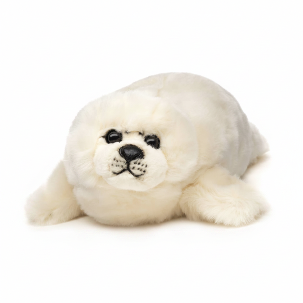 White Seal Plush Toy