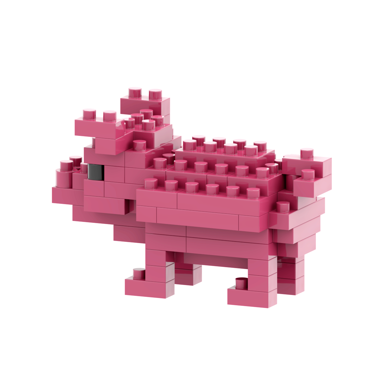 Carte postale BRIXIES cochon porte-bonheur