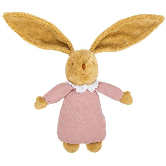 Hase Engelshaar Musiktuch - Bio-Baumwolle rosa