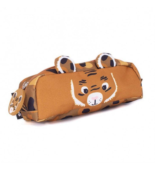 1 zipped animal face pencil case Speculos the tiger