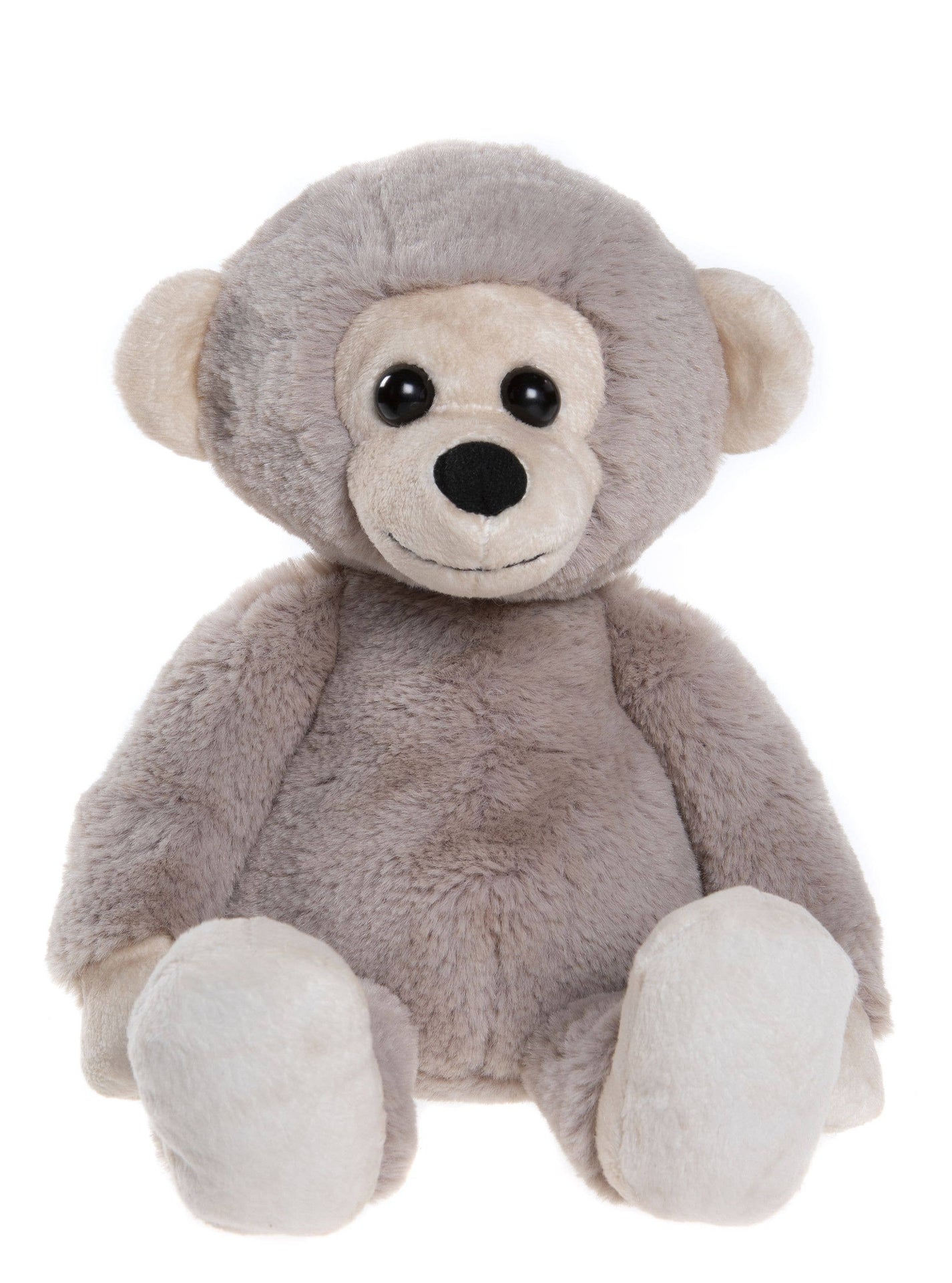 Bear & Me Mischievous Monkey Pebble Grey Plush Toy