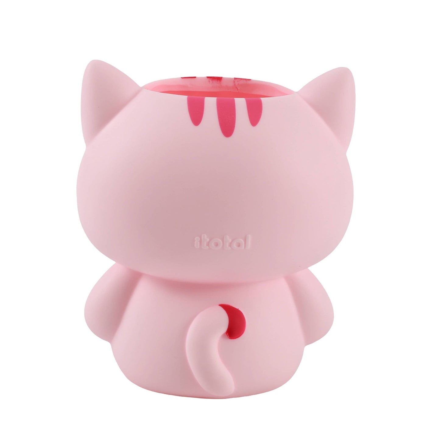 3D Pink Cat Pen Holder