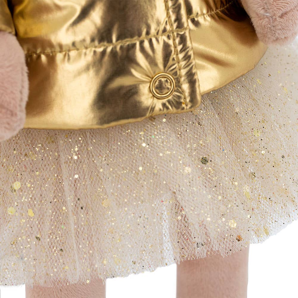 Lucky Yoyo Dog Doll: Gold Jacket - 38cm