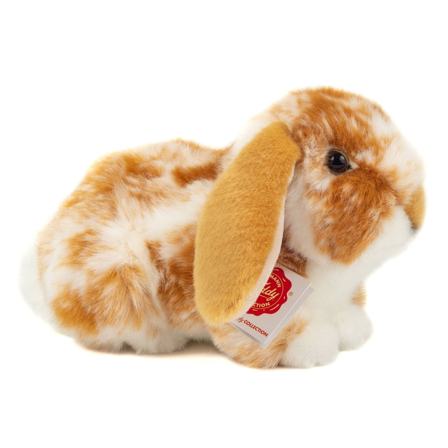 Light beige and white lop rabbit plush toy