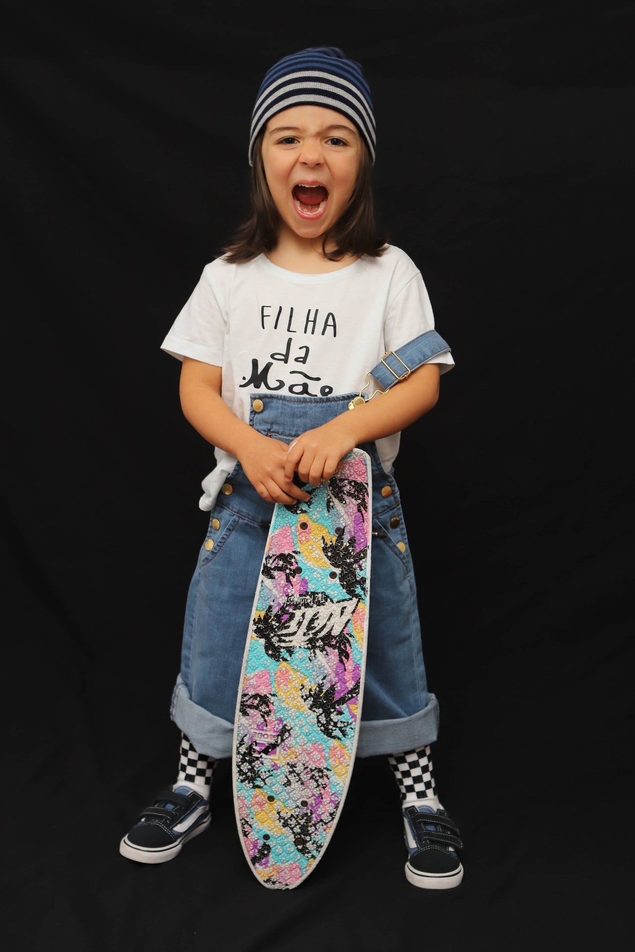 Kindersocken im Retro-Stil