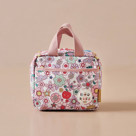 Sac Sac à Lunch Isotherme Floral Rétro pour Enfants Just Bee Kids