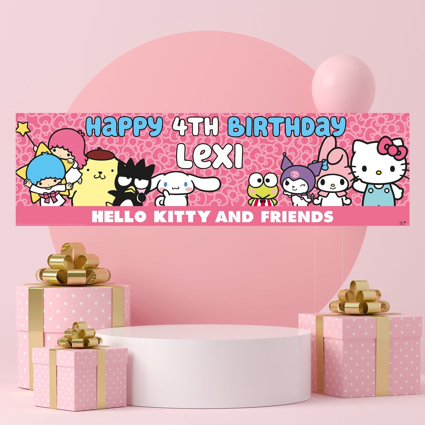 Hello Kitty Birthday Banner