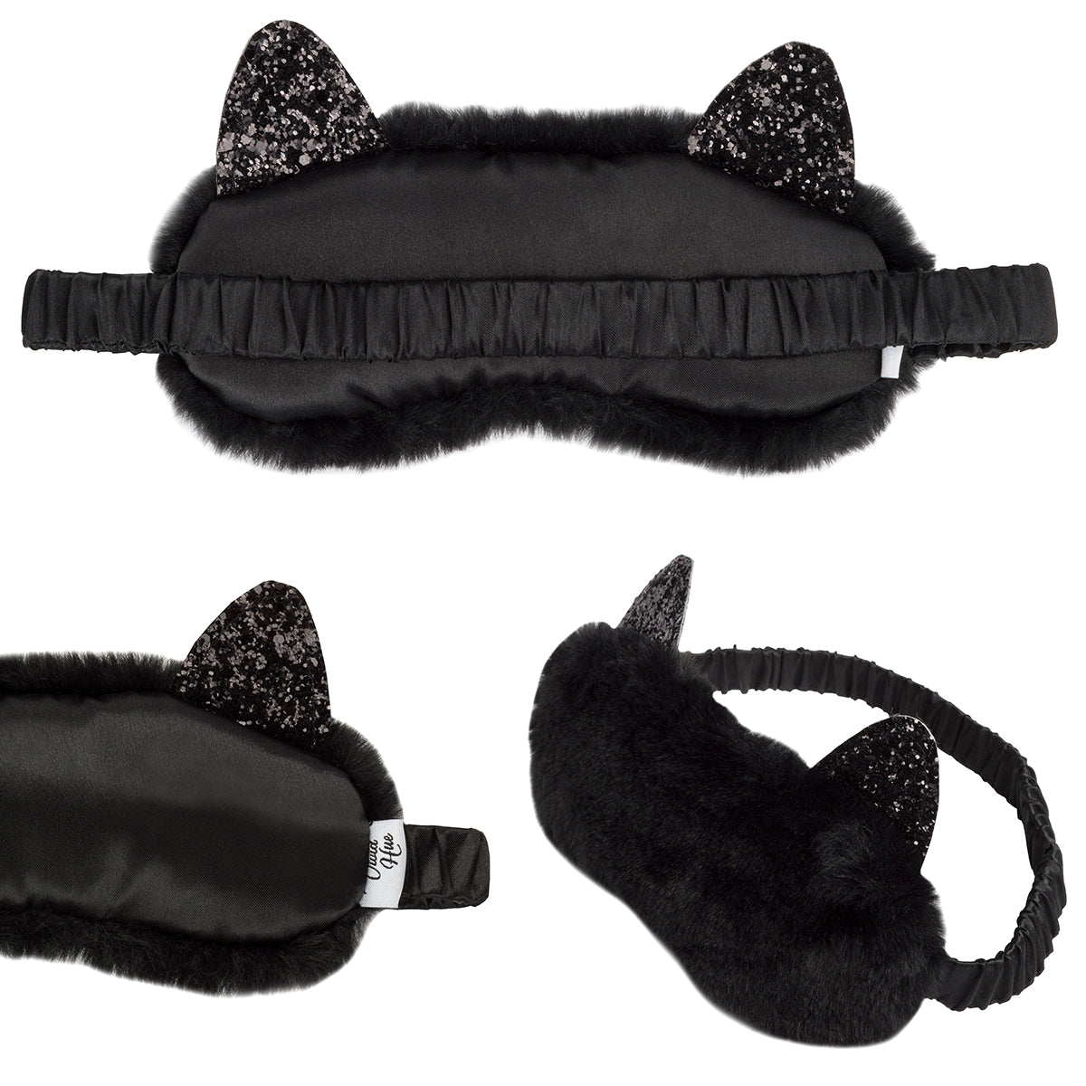 Peluche chat Masque de sommeil – chat noir