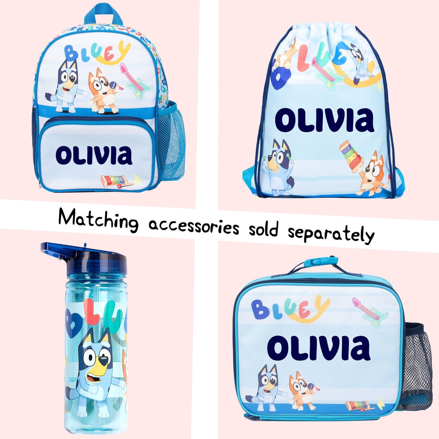 Sac à cordon – Bluey ( bleu )