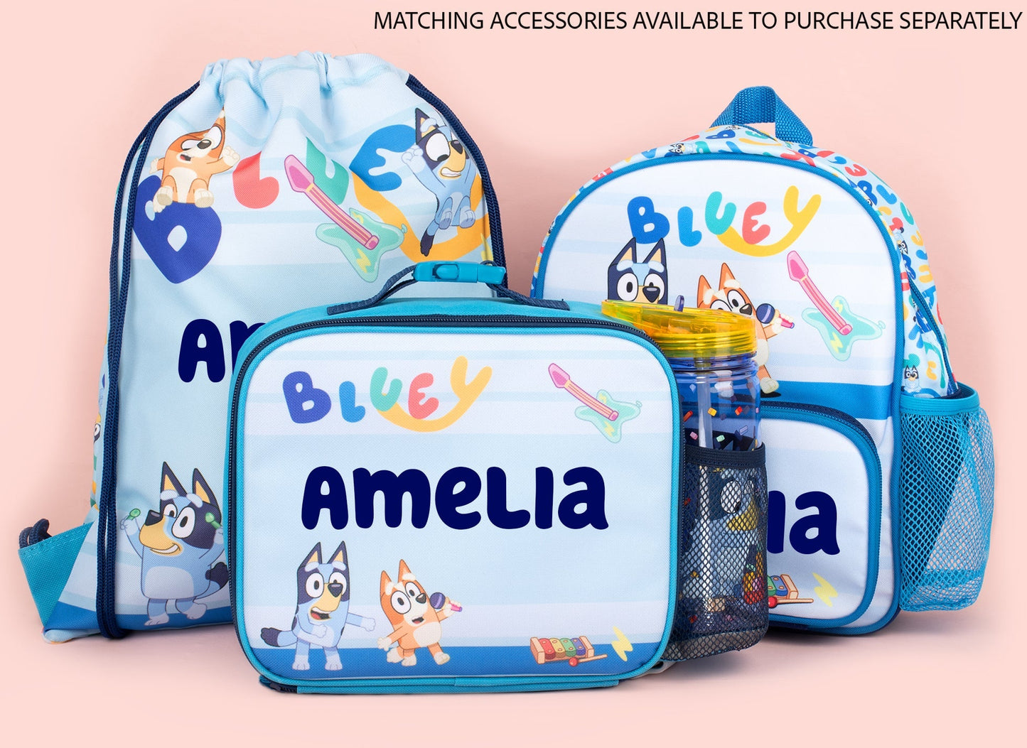 Sac à cordon – Bluey ( bleu )