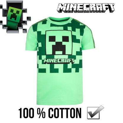 Minecraft Creeper T Shirt – vert