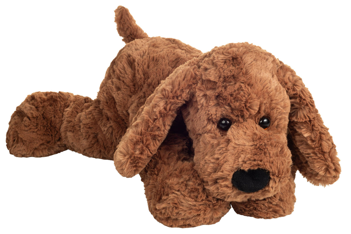 Peluche Chien Marron à Pattes Pendantes – 40 cm