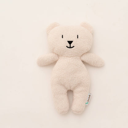 Ours en peluche blanc cassé crochet fait main cadeau de naissance pour bébé