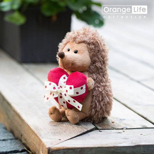 Orange Life Plüschtier Prickle der Igel mit Herz