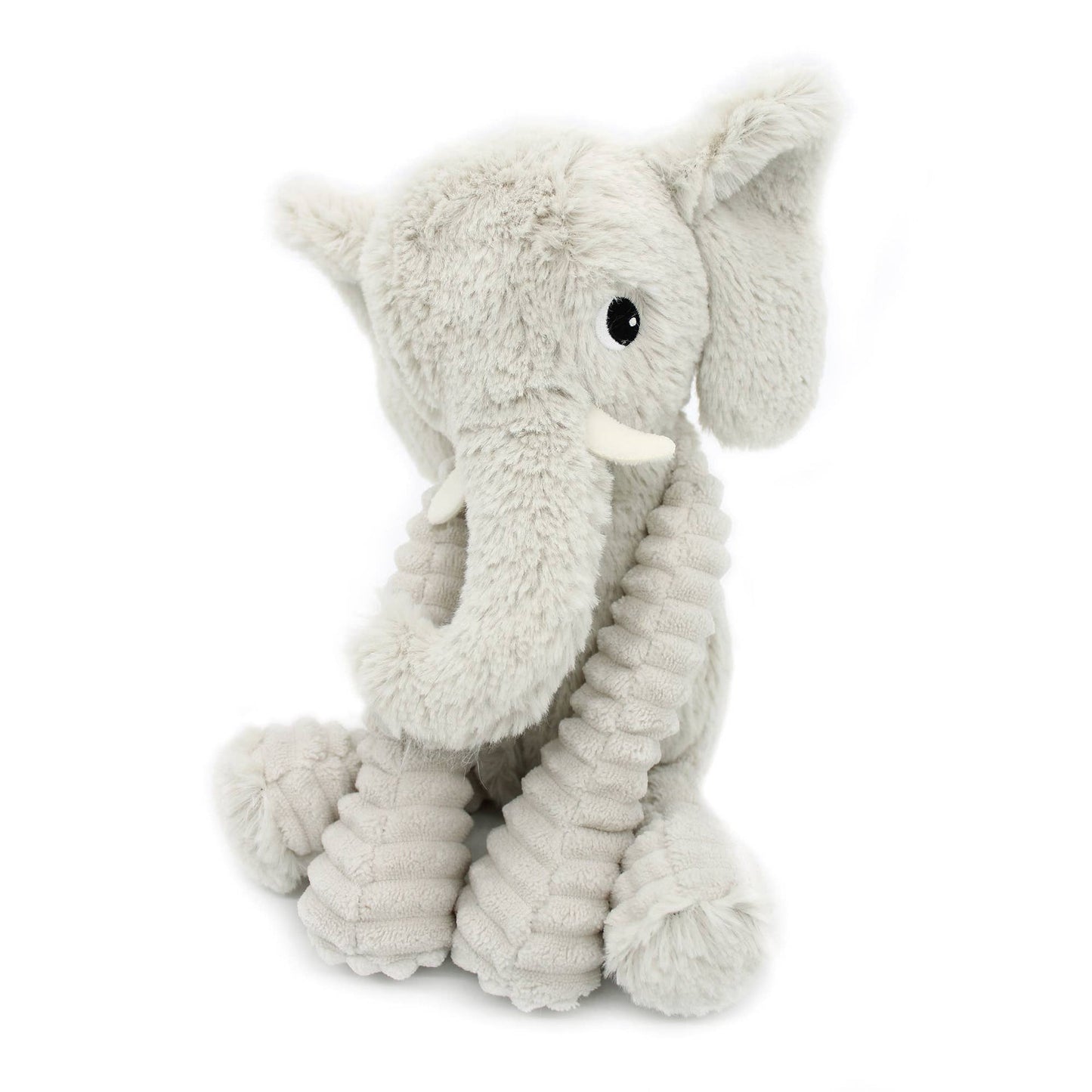 Plüschtier Elefant Dimoitou Mama und Baby hellgrau – Les Ptipotos