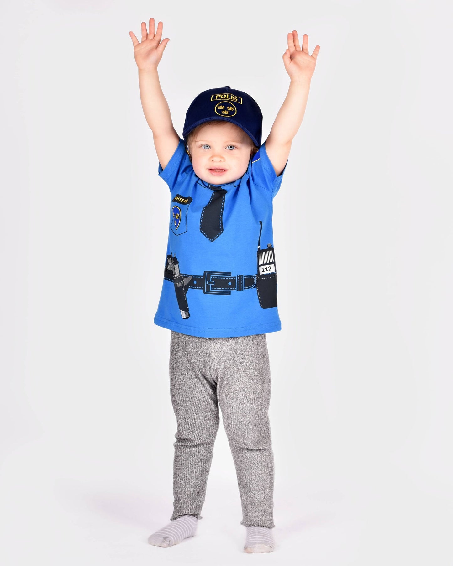 T-shirt Police en coton biologique 110-116 cl 4-6 ans
